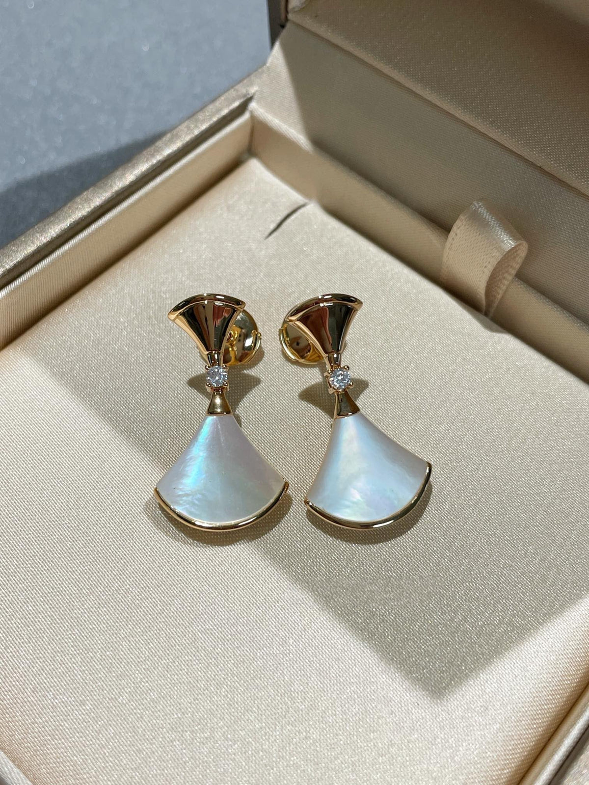 [⭐Spark]DREAM MOP 1 DIAMOND EARRINGS