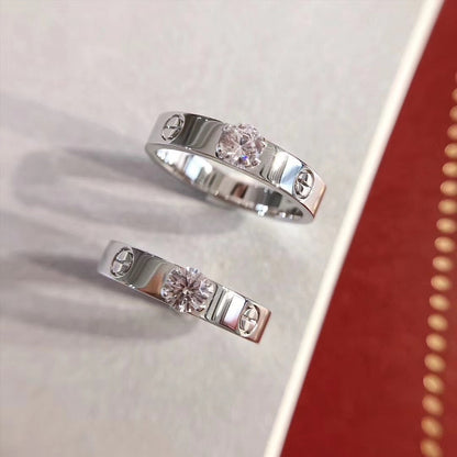 [⭐Spark]LOVE RING 3.6MM 1 BIG DIAMOND