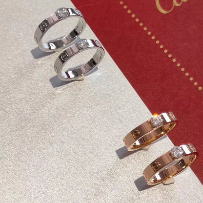 [⭐Spark]LOVE RING 3.6MM 1 BIG DIAMOND