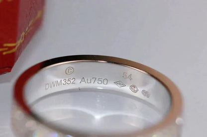 [⭐Spark]LOVE RING 3.6MM DIAMOND PAVED