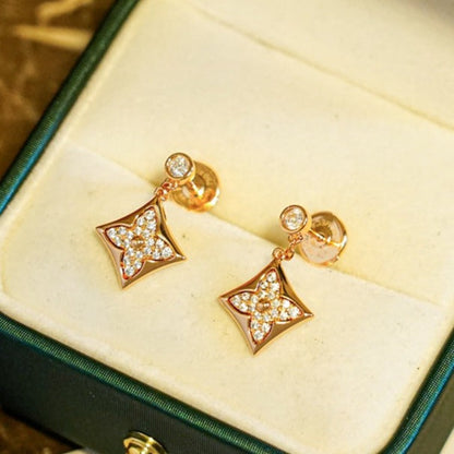[⭐Spark]STAR DIAMONDS EARRINGS GOLD