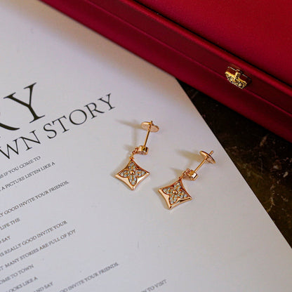 [⭐Spark]STAR DIAMONDS EARRINGS GOLD