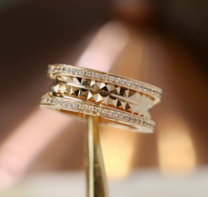 [⭐Spark]ZERO 1 GOLD DIAMOND RING