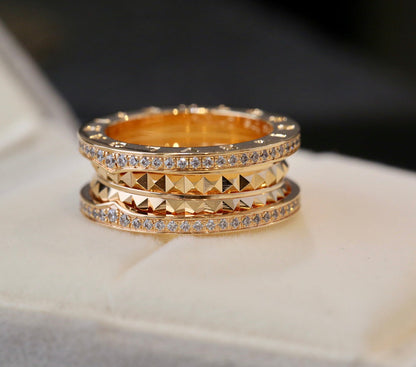 [⭐Spark]ZERO 1 GOLD DIAMOND RING