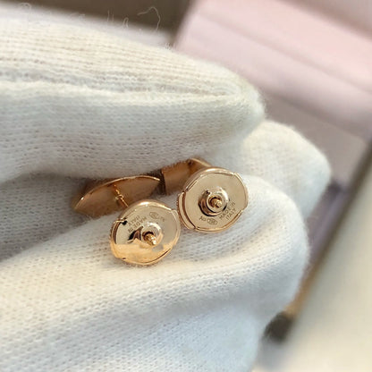 [⭐Spark]DREAM EARRINGS 3 MOTIFS ONYX MOP PINK GOLD