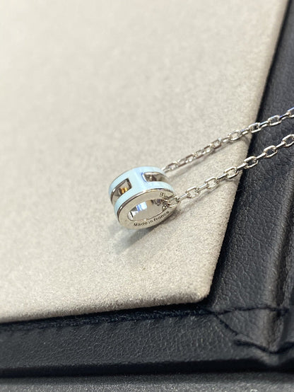 [⭐Spark]POP H LIGHT BLUE NECKLACE