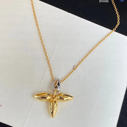 [⭐Spark]LOUISETTE PEDANT GOLD NECKLACE