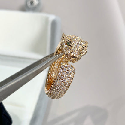 [⭐Spark]PANTHERE PINK GOLD DIAMOND RING