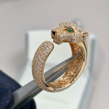 [⭐Spark]PANTHERE PINK GOLD DIAMOND RING