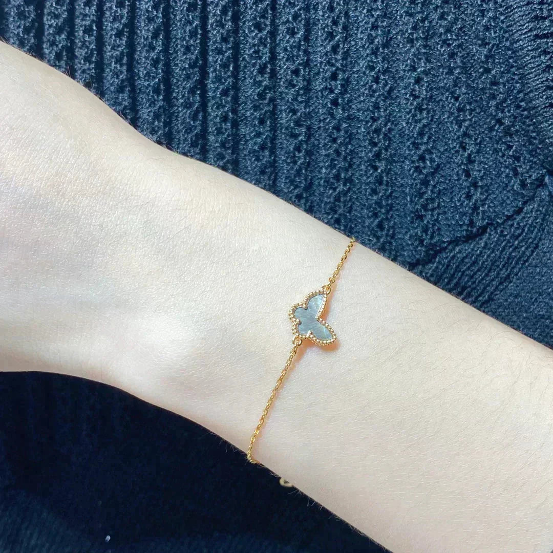 [⭐Spark]BUTTERFLY DARK MOP BUTTERFLY BRACELET