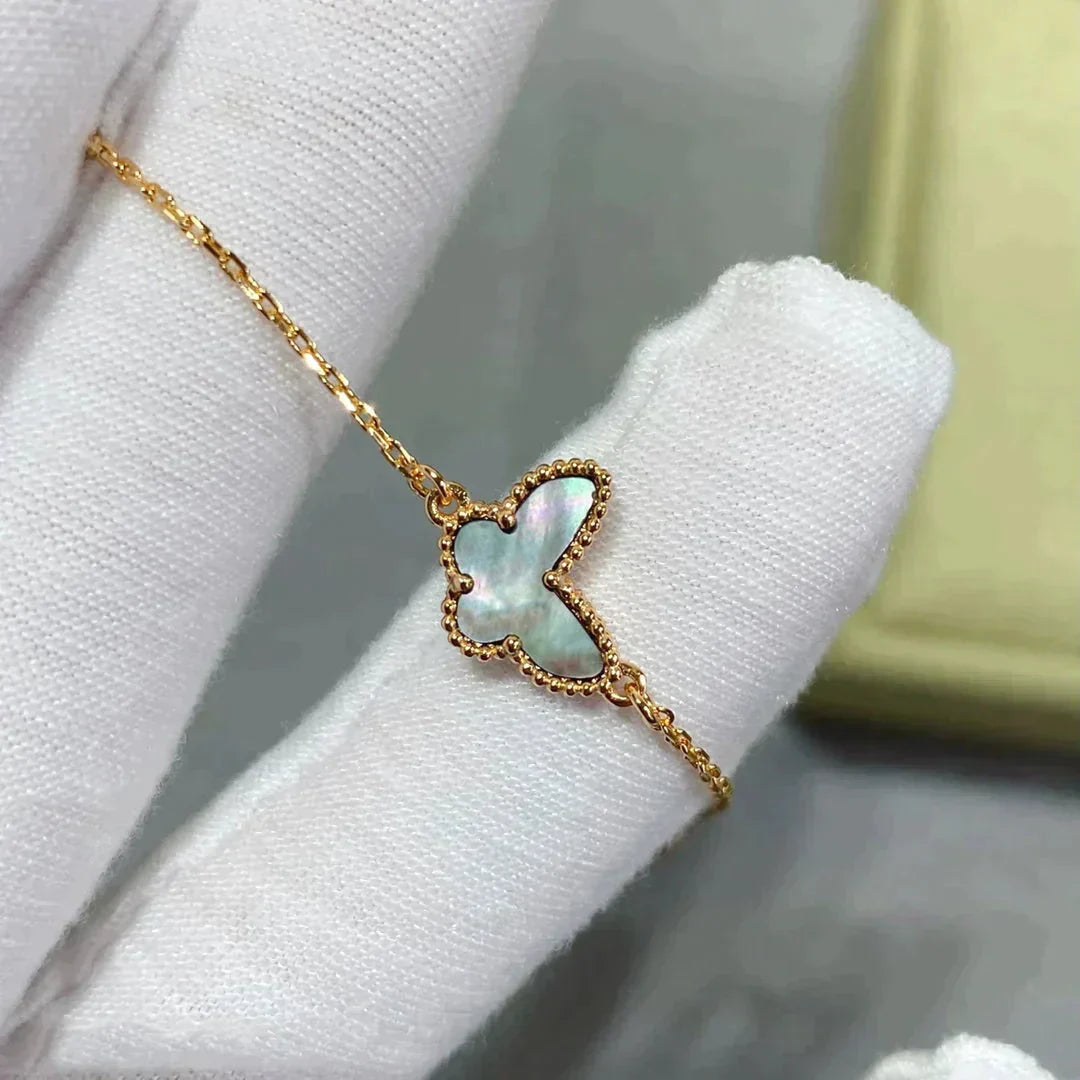 [⭐Spark]BUTTERFLY DARK MOP BUTTERFLY BRACELET