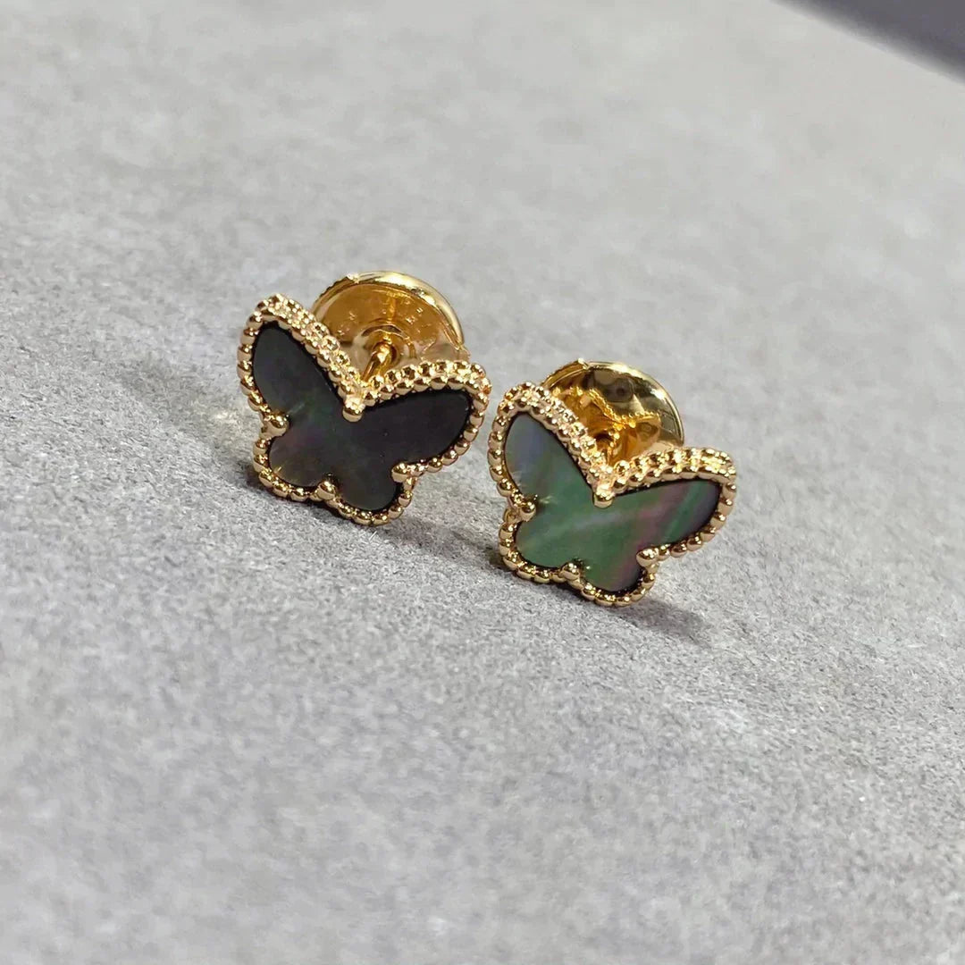[⭐Spark]BUTTERFLY DARK MOP  EARRINGS