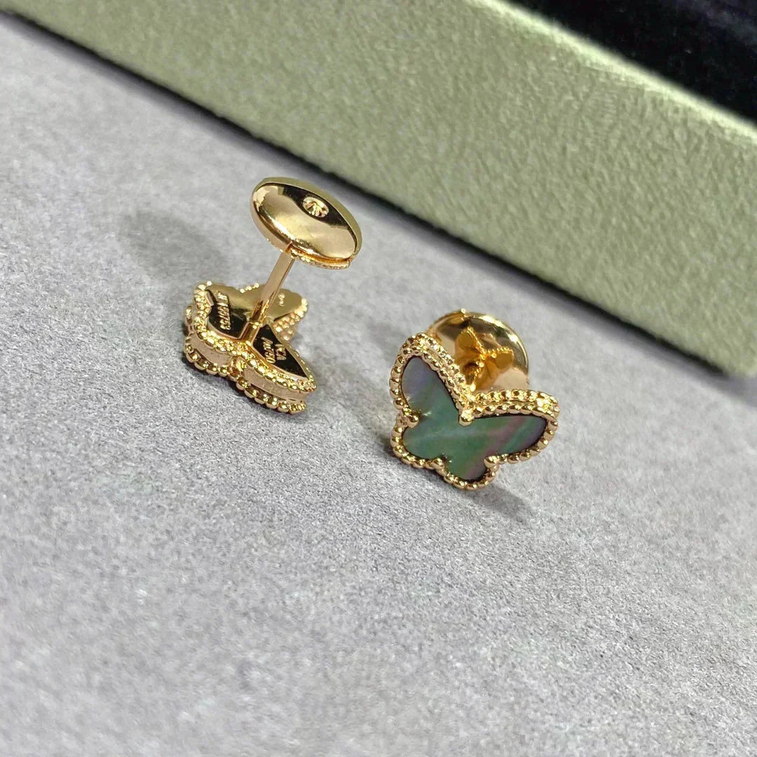 [⭐Spark]BUTTERFLY DARK MOP  EARRINGS
