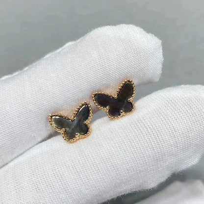[⭐Spark]BUTTERFLY DARK MOP  EARRINGS