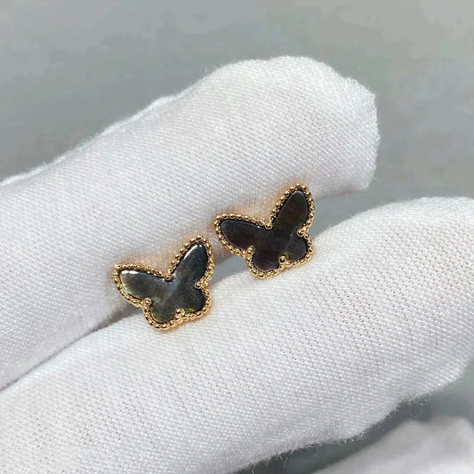 [⭐Spark]BUTTERFLY DARK MOP  EARRINGS