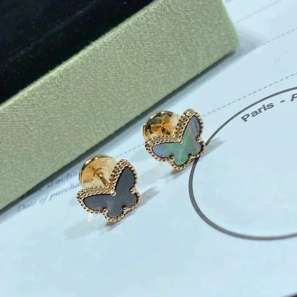 [⭐Spark]BUTTERFLY DARK MOP  EARRINGS