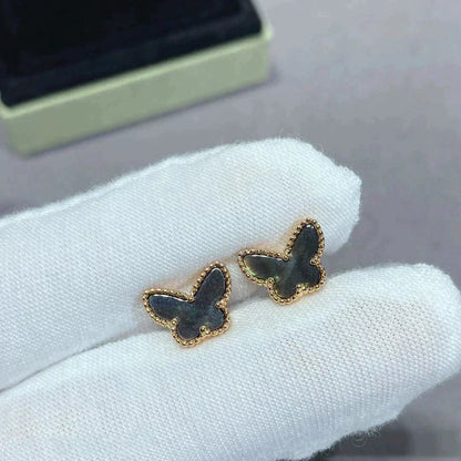 [⭐Spark]BUTTERFLY DARK MOP  EARRINGS