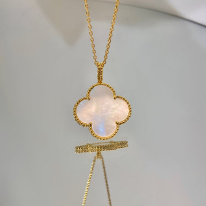 [⭐Spark]CLOVER 25MM MOP LARGE PENDANT NECKLACE