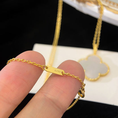 [⭐Spark]CLOVER 25MM MOP LARGE PENDANT NECKLACE