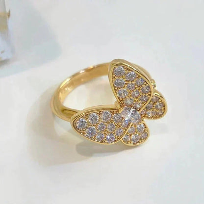 [⭐Spark]BUTTERFLY DIAMOND RING