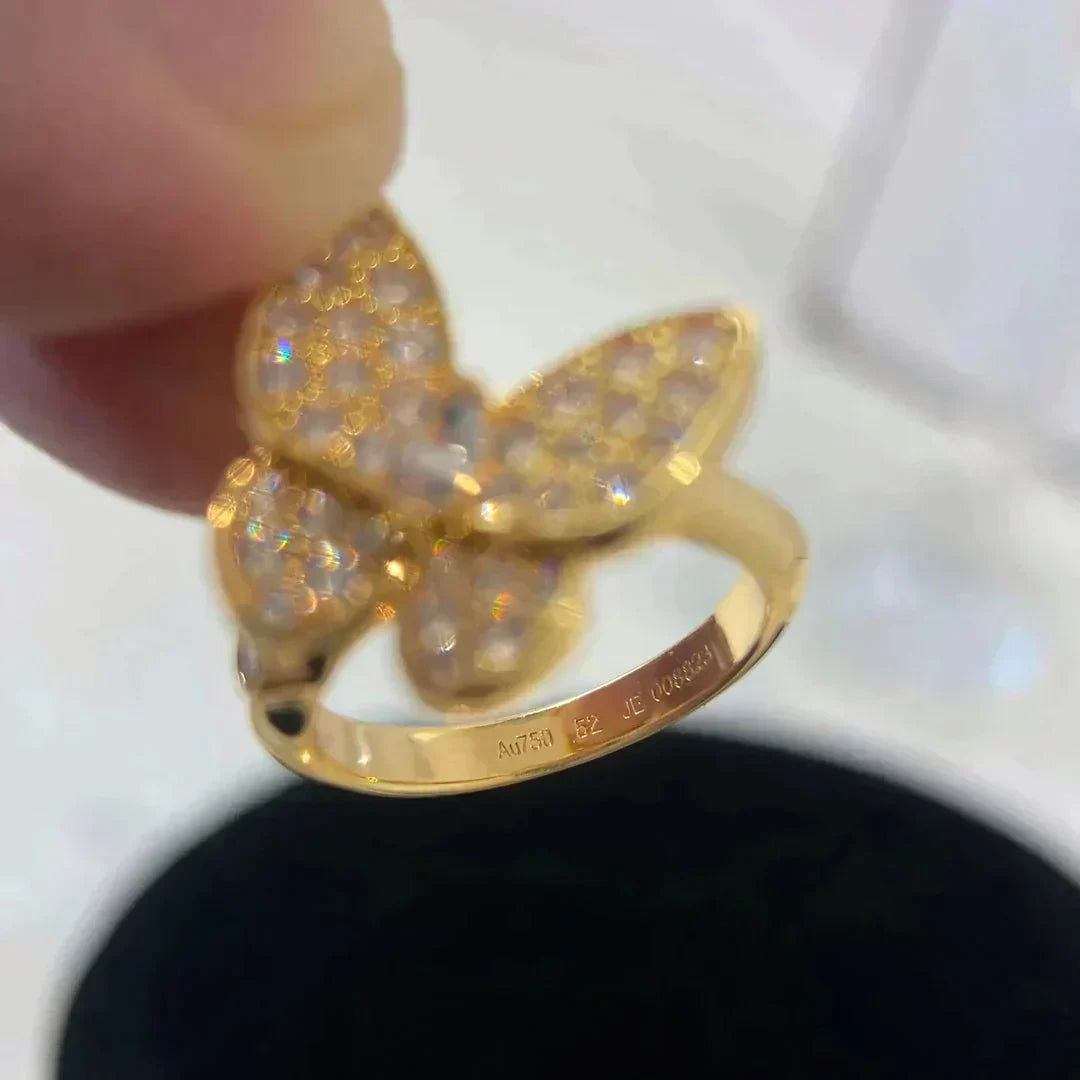 [⭐Spark]BUTTERFLY DIAMOND RING
