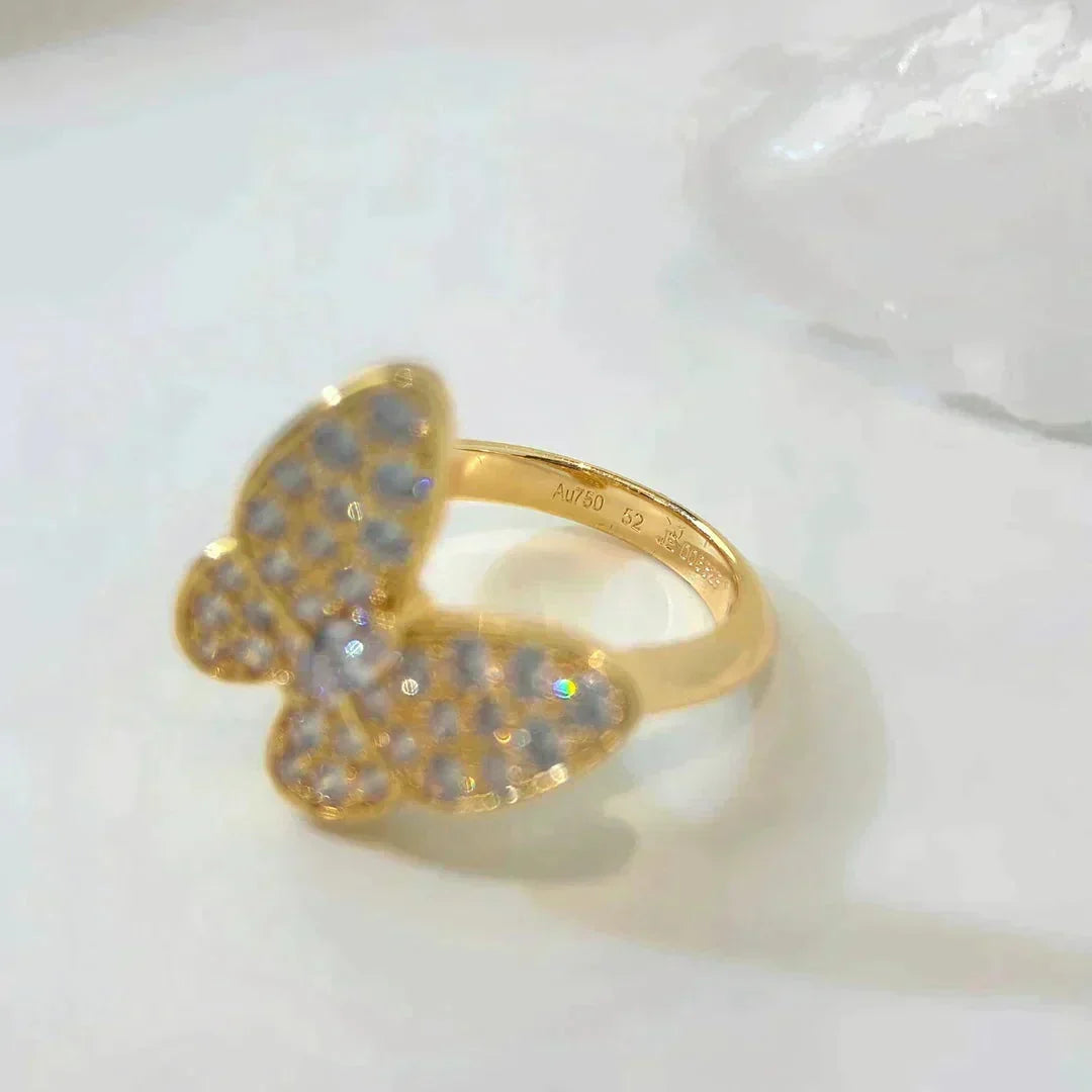 [⭐Spark]BUTTERFLY DIAMOND RING