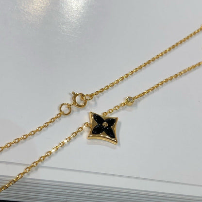 [⭐Spark]STAR BLACK MOP NECKLACE