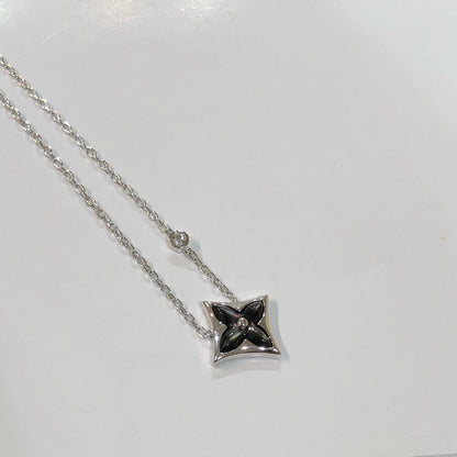 [⭐Spark]STAR BLACK MOP NECKLACE