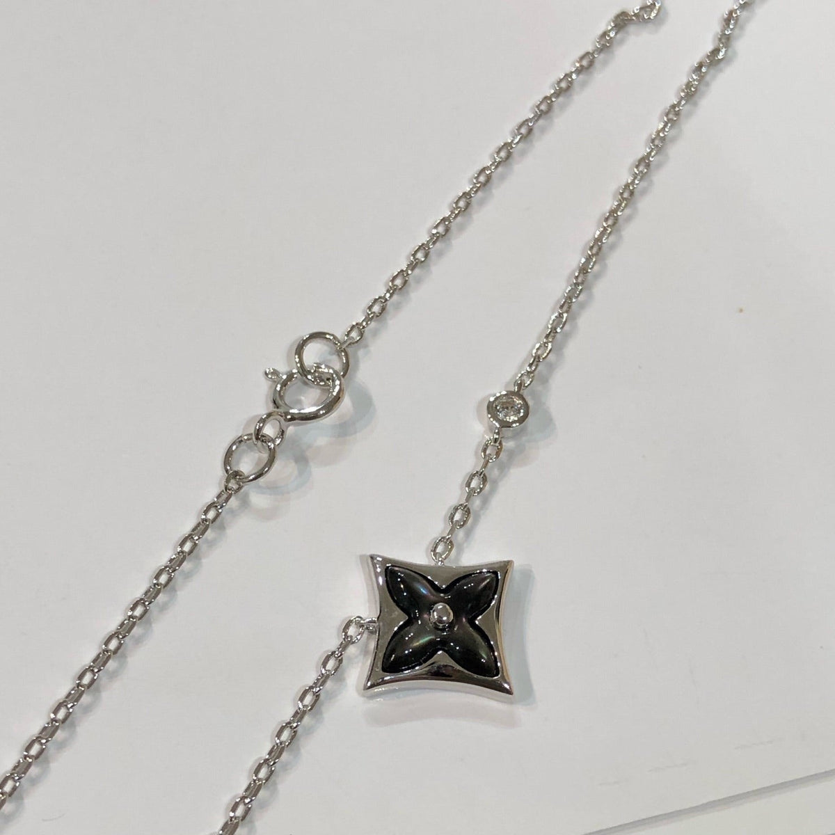 [⭐Spark]STAR BLACK MOP NECKLACE