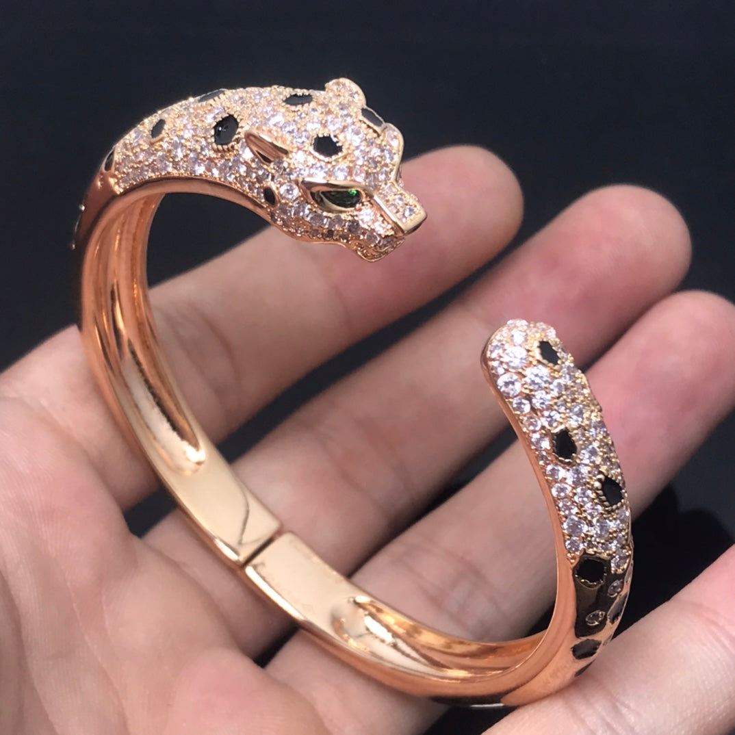 [⭐Spark]PANTHERE BIG BRACELET DIAMONDS