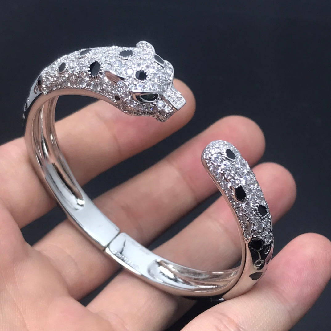 [⭐Spark]PANTHERE BIG BRACELET DIAMONDS