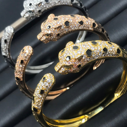 [⭐Spark]PANTHERE BIG BRACELET DIAMONDS