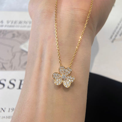 [⭐Spark]FLOWER DIAMOND NECKLACE
