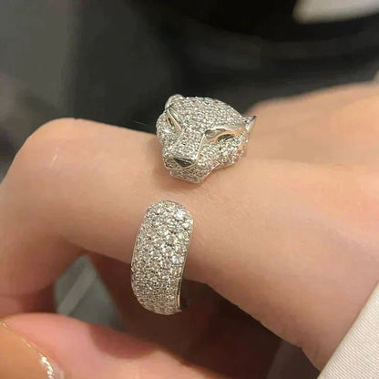 [⭐Spark]PANTHERE 5.5MM ALL DIAMOND RING
