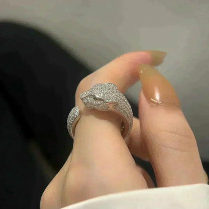 [⭐Spark]PANTHERE 5.5MM ALL DIAMOND RING