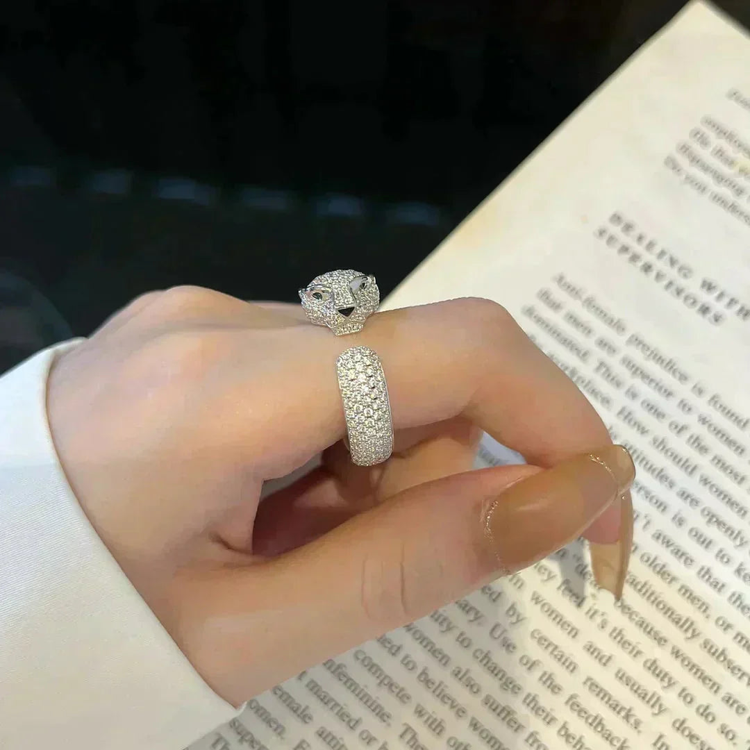 [⭐Spark]PANTHERE 5.5MM ALL DIAMOND RING