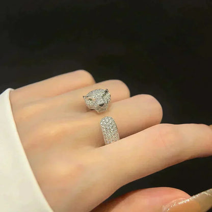 [⭐Spark]PANTHERE 5.5MM ALL DIAMOND RING