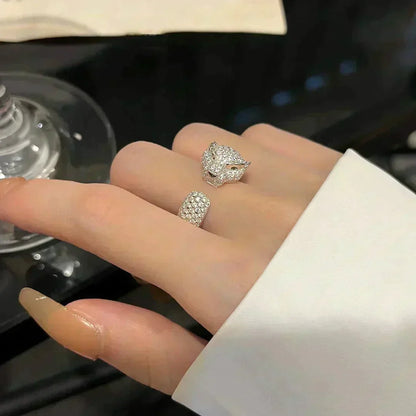 [⭐Spark]PANTHERE 5.5MM ALL DIAMOND RING