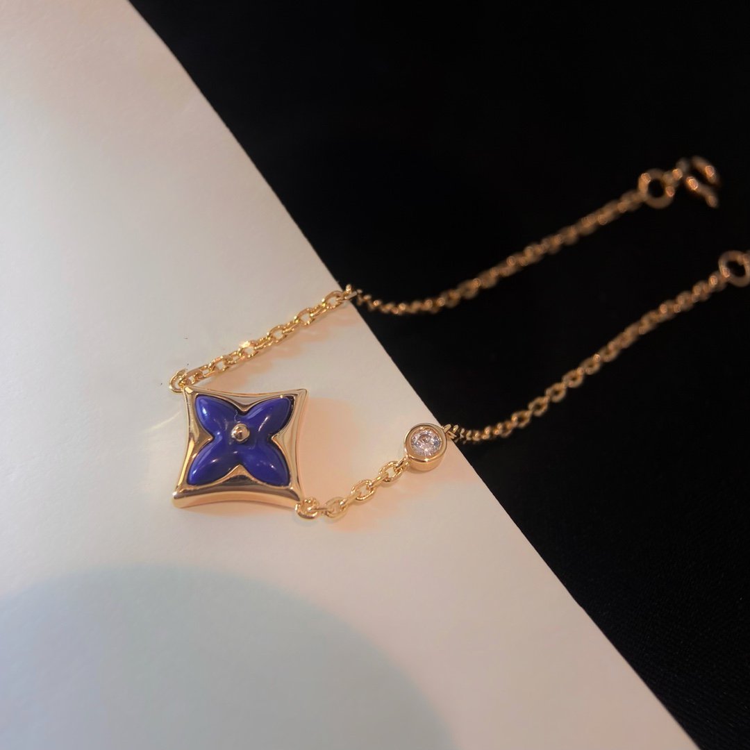 [⭐Spark]COLOR STAR PINK GOLD DIAMOND BRACELET