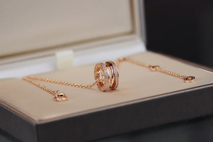 [⭐Spark]ZERO 1 PINK GOLD NECKLACE
