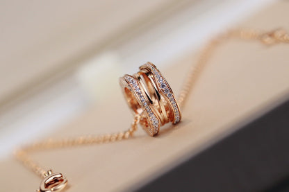 [⭐Spark]ZERO 1 PINK GOLD NECKLACE