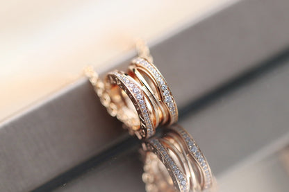 [⭐Spark]ZERO 1 PINK GOLD NECKLACE