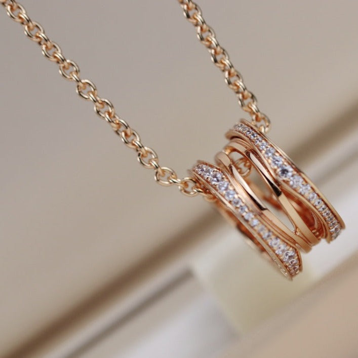 [⭐Spark]ZERO 1 PINK GOLD NECKLACE