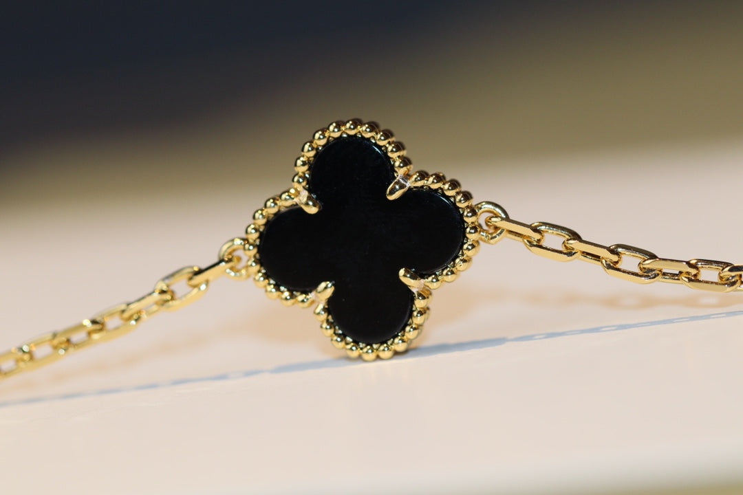 [⭐Spark]CLOVER 20 MOTIFS ONYX ROSE GOLD