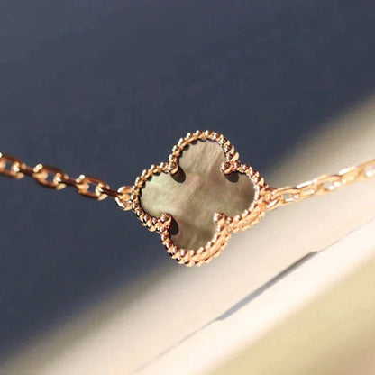 [⭐Spark]CLOVER 20 MOTIFS LASER DIAMOND NECKLACE