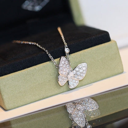 [⭐Spark]BUTTERFLY DIAMOND NECKLACE
