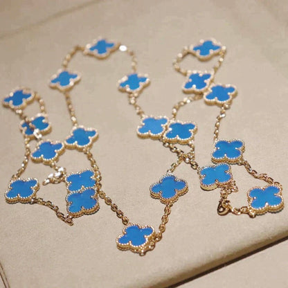 [⭐Spark]CLOVER 20 MOTIFS TURQUOISE GOLD