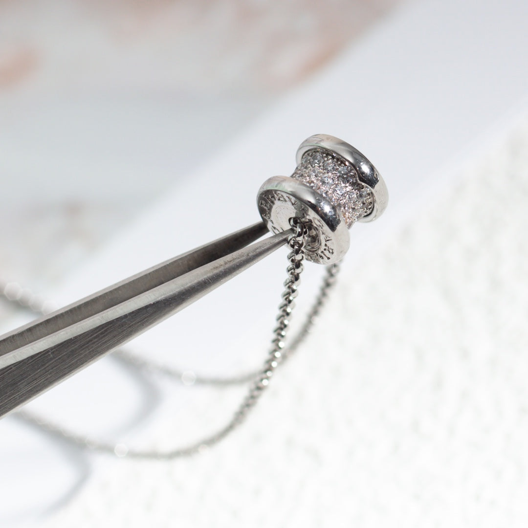 [⭐Spark]ZERO 1 SILVER DIAMOND NECKLACE