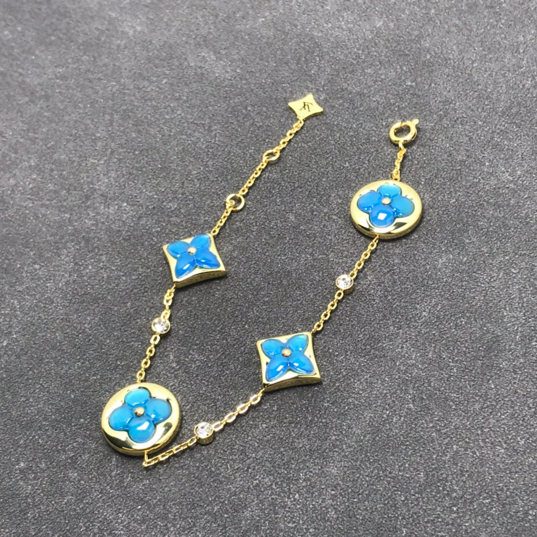 [⭐Spark]STAR AND SUN TURQUOISE 4 MOTIFS 3 DIAMONDS