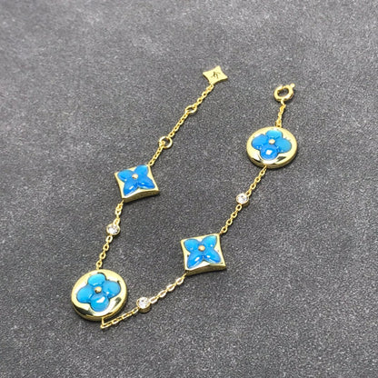 [⭐Spark]STAR AND SUN TURQUOISE 4 MOTIFS 3 DIAMONDS
